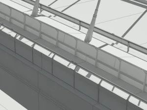arched bridge 3D Model