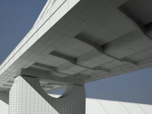 arched bridge 3D Model