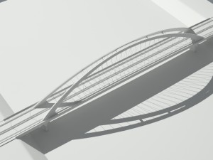 arched bridge 3D 模型