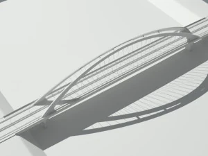 arched bridge 3D Model