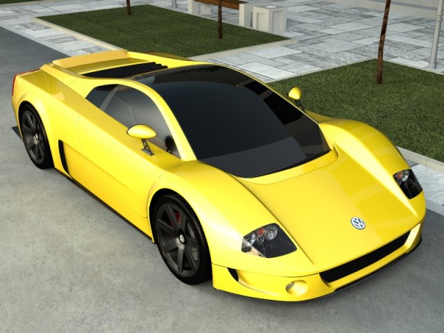 volkswagen w12 Modelo 3D .c4d .max .obj .3ds .fbx .stl .blend 