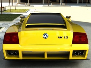 volkswagen w12 Modelo 3D