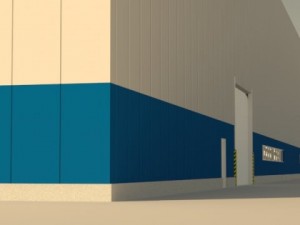 industrial building 3D Model