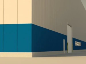 industrial building 3D Model