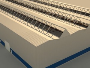 industrial building 3D Model