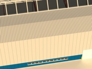 industrial building 3D Model