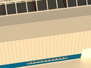 industrial building 3D Model