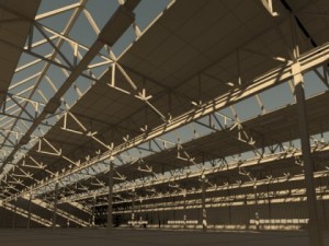 industrial building 3D Model