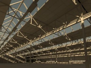 industrial building 3D Model