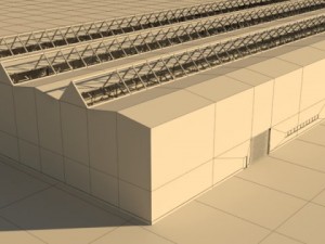 industrial building 3D Model