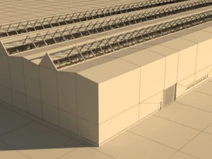 industrial building 3D Model
