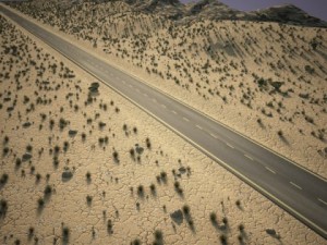 desert road 3D 模型