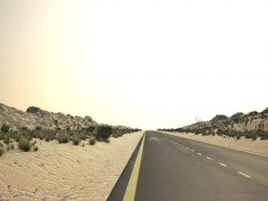 desert road 3D 模型