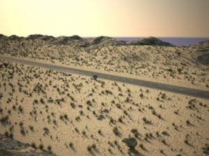 desert road 3D 模型
