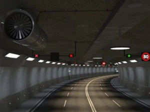 tileable road tunnel 3D Model