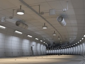 tileable road tunnel 3D Model