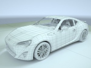 toyota gt 86 3Dモデル