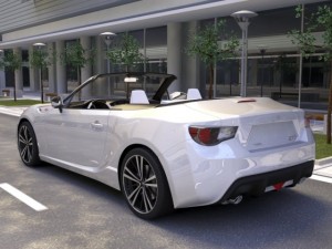 Toyota gt 86 cabrio 3D Model