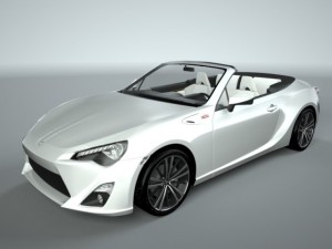 Toyota gt 86 cabrio 3D Model