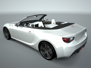 Toyota gt 86 cabrio 3D Model