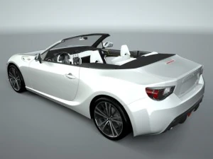 Toyota gt 86 cabrio 3D Model