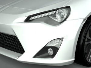 Toyota gt 86 cabrio 3D Model