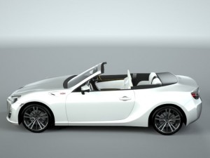 Toyota gt 86 cabrio 3D Model