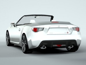 Toyota gt 86 cabrio 3D Model