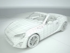 Toyota gt 86 cabrio 3D Model
