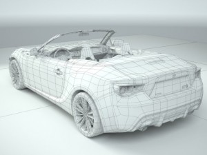 Toyota gt 86 cabrio 3D Model