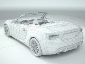 Toyota gt 86 cabrio 3D Model