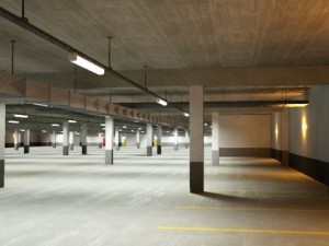 underground parking garage 02 3D Model