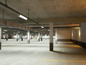 підземний гараж 02 3D Модель