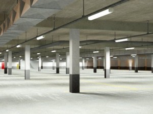 underground parking garage 02 3D Модель