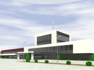 pit stop building Modello 3D