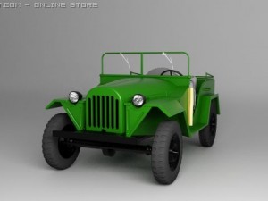 gaz 67 3D Model
