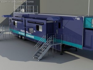 state police unit 3D Model