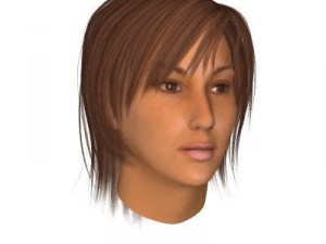 female face 3D Model