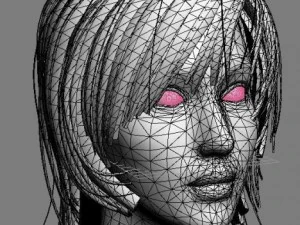 female face 3D Model