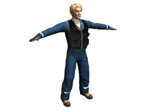 russian rescue officer 3D Model