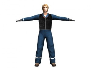 russian rescue officer Modello 3D