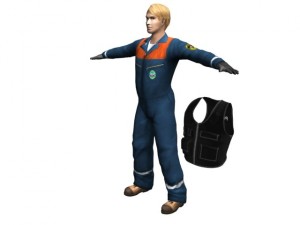 russian rescue officer Modello 3D