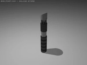 grand saber hilt pack 3D Model