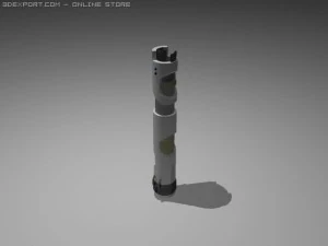 grand saber hilt pack 3D Model