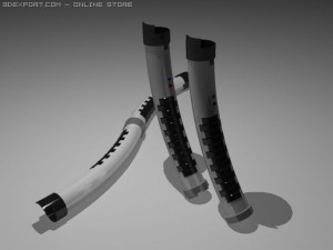 grand saber hilt pack 3D मॉडल