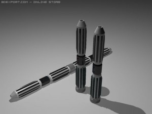 grand saber hilt pack 3D मॉडल