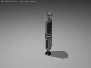 grand saber hilt pack 3D Model