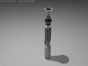 grand saber hilt pack 3D मॉडल