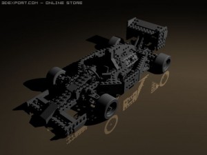 octan indy racer 3D Model