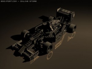 octan indy racer 3D Model
